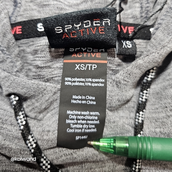 NWT Spyder Women's Gray Hoodie Sweater Size XS - Picture 3 of 11